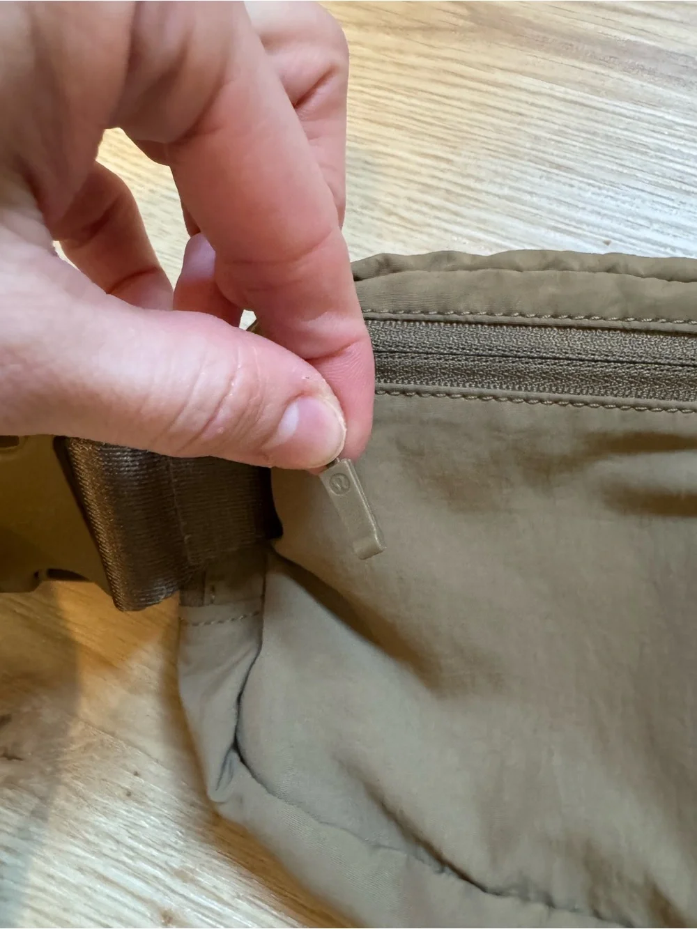 lululemon olive green belt bag